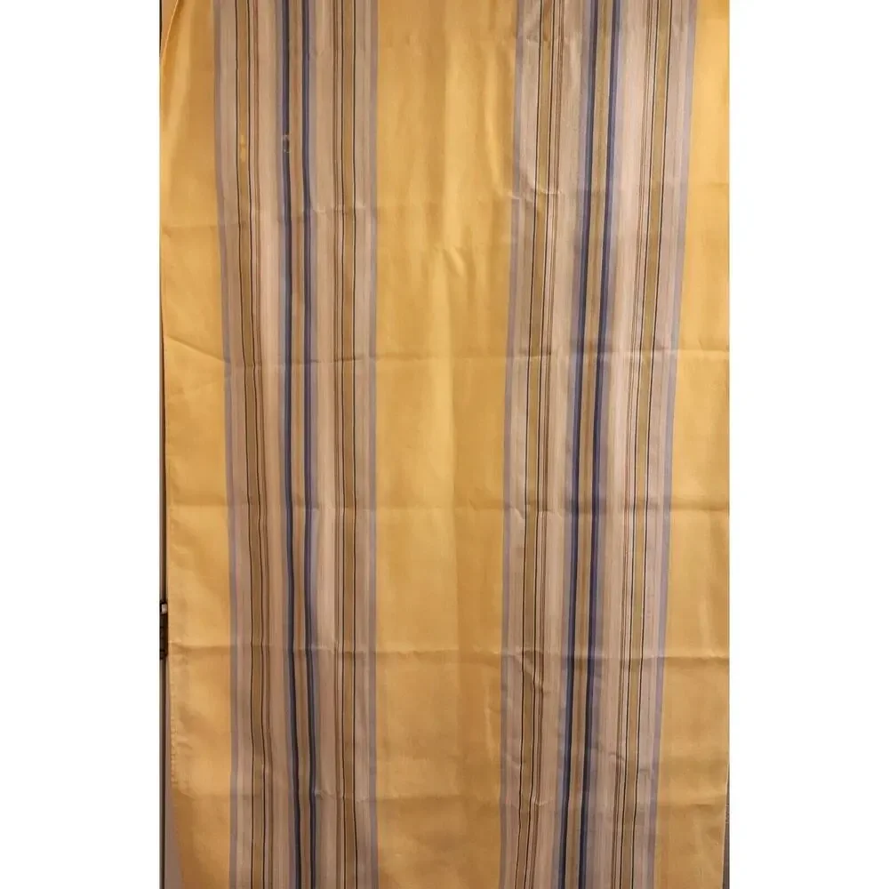 Shower Curtain/Material-Yellow-Blue-Cushion or Pillow Material-78
